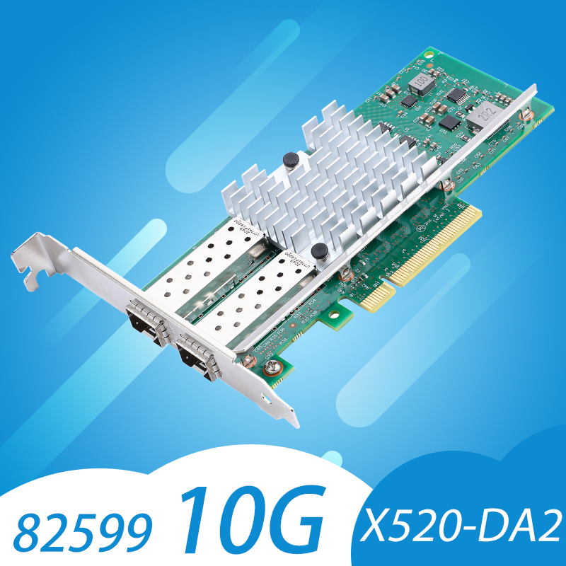 10Gb Sfp+ Pcie Network Card Dual Port - Scheda di rete Intel X520-DA2 PCI-E