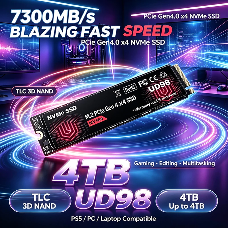 2026 Nuovo SSD interno origina - M.2 Nvme 4Tb Pcie 4.0 Ssd recensione e prezzo