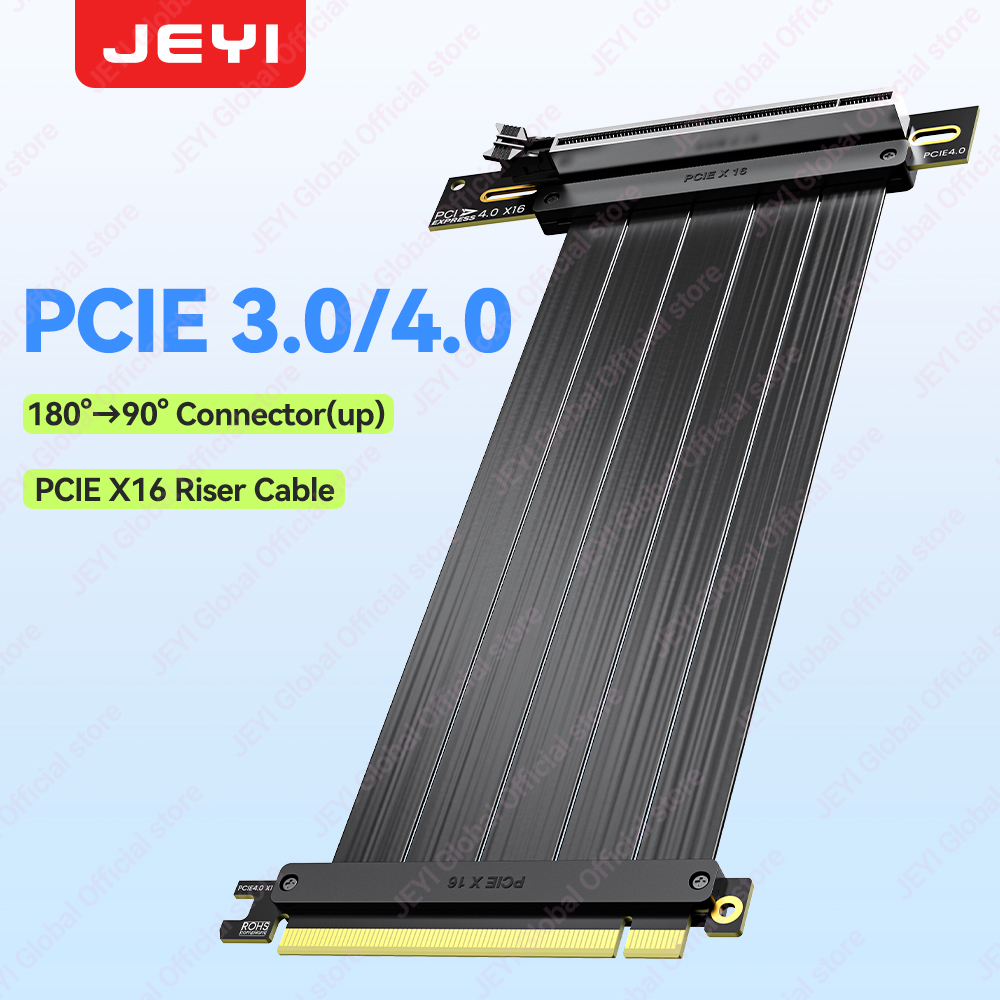 Cavo Riser JEYI PCIe 4.0 a 90  - Pcie 4.0 X16 Riser Cable 90 Degree recensione e prezzo