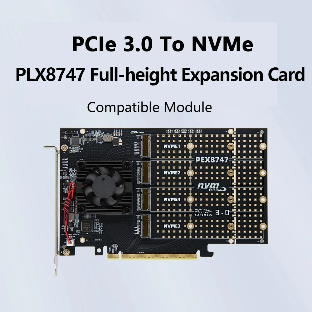 Scheda di espansione PCIe 3.0  - Quad M.2 Nvme Pcie Bifurcation Card recensione e prezzo