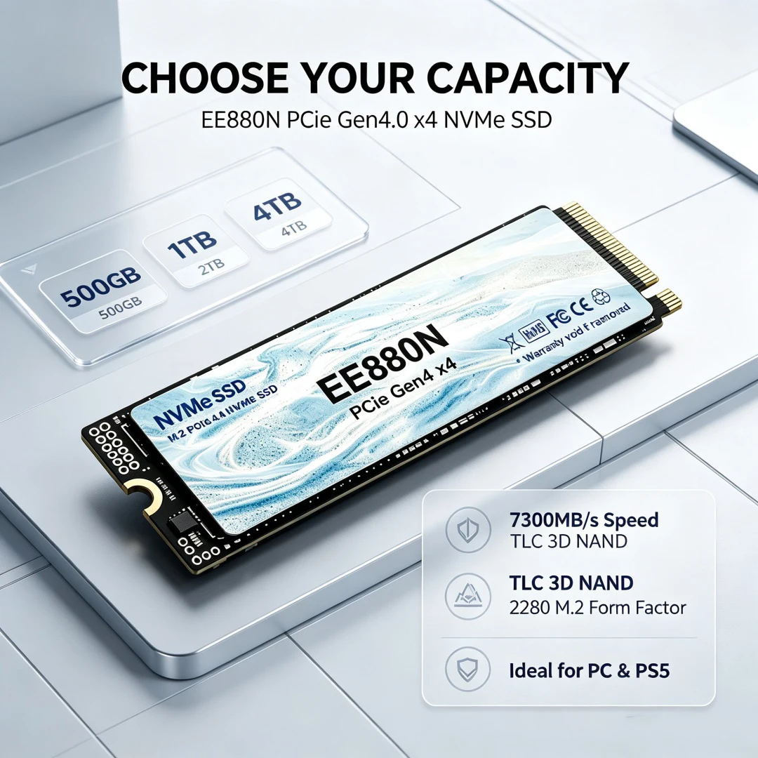 SSD NVMe EE880N M.2 2280 PCIe  - M.2 Nvme 4Tb Pcie 4.0 Ssd recensione e prezzo