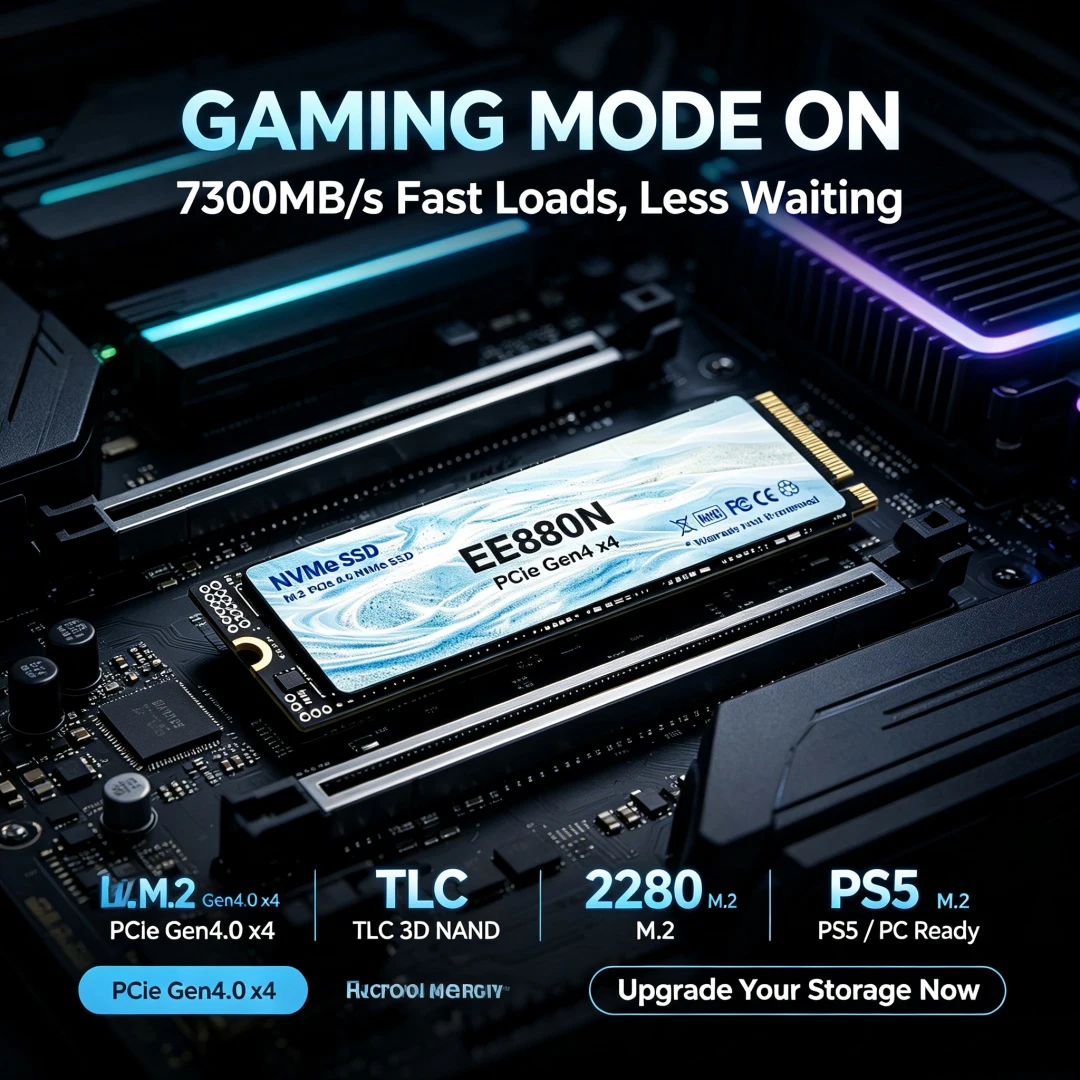 SSD NVMe EE880N M.2 2280 PCIe  - M.2 Nvme 4Tb Pcie 4.0 Ssd recensione e prezzo