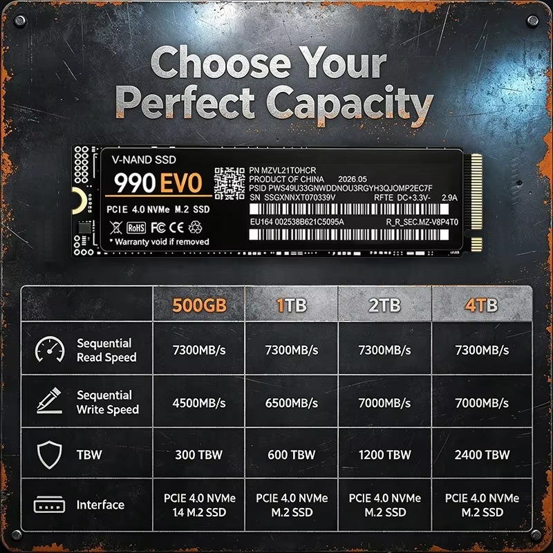 990 EVO M.2 2280 NVMe PCIe 4.0 - M.2 Nvme 4Tb Pcie 4.0 Ssd recensione e prezzo